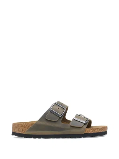 Birkenstock Arizona Buckled Leather Sandals In Multi