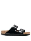 Birkenstock Arizona Buckled Sandals In Black