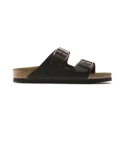 Birkenstock Arizona Bf Sandals Dark Brown In Habana