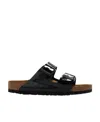 Birkenstock Arizona Double-strap Slides In Black