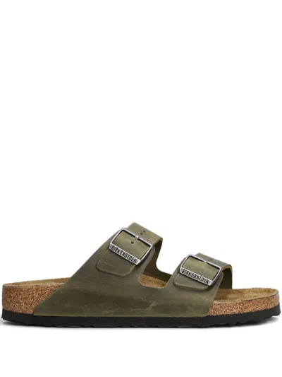 Birkenstock Arizona Buckled Sandals In Animal Print