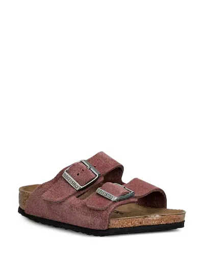 Birkenstock Kids' Arizona Buckled Sandals In Red