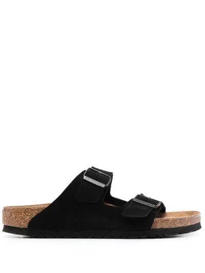 Birkenstock Arizona Buckled Sandals In Schwarz
