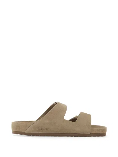 Birkenstock Arizona Buckled Suede Sandals In Multi