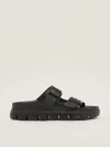 Birkenstock Arizona Chunky Exquisite Black Sandal In Black