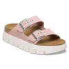 Birkenstock Arizona Chunky Platform Sandals In Light Rose In Pink