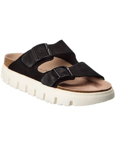 Birkenstock Arizona Chunky Suede Sandal In Black