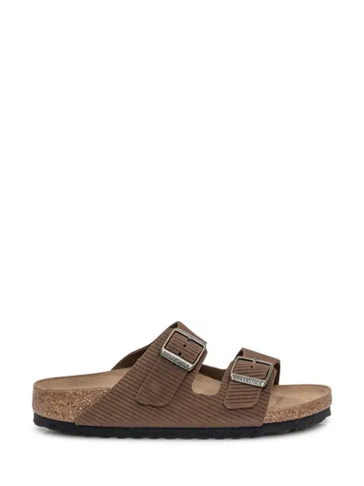 Birkenstock Arizona Corduroy Sandalwood In Brown