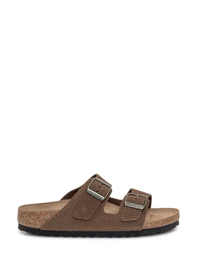 Birkenstock Arizona Corduroy Sandalwood In Brown