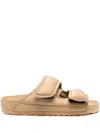 Birkenstock Beige Fabric Cosny Slippers