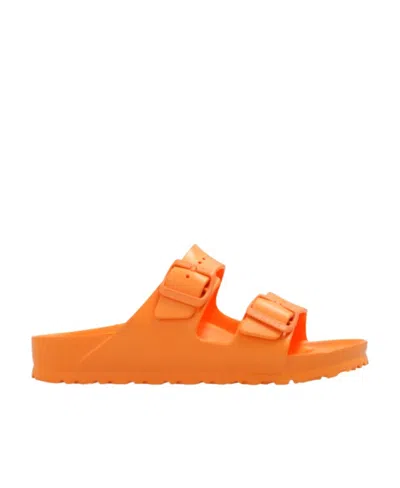 Birkenstock Orange Eva Arizona Slippers In Papaya