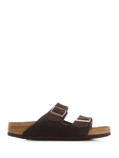 Birkenstock Arizona Double Buckle Sandal In Brown