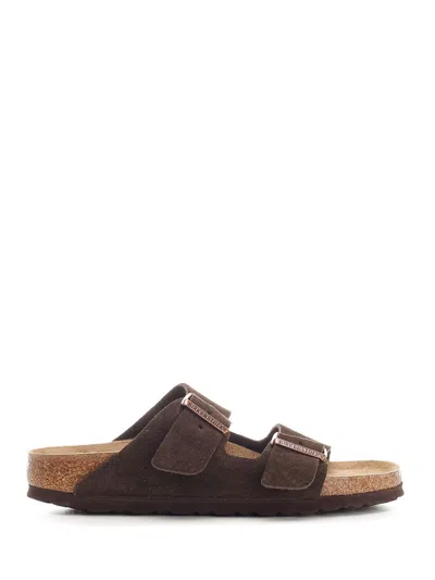 Birkenstock Arizona Double Buckle Sandal In Brown