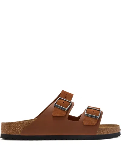 Birkenstock Arizona Double-buckle Sandals In Brown