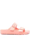 Birkenstock Arizona Double-buckle Slides In Orange