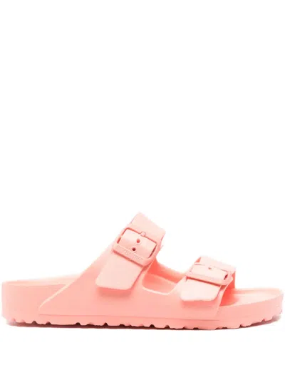 Birkenstock Arizona Double-buckle Slides In Orange