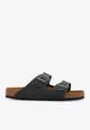 Birkenstock Buckle Slide Sandals In Black