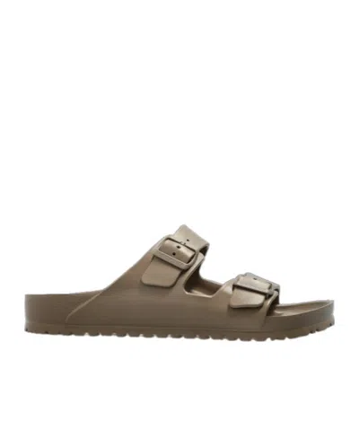 Birkenstock Arizona Double-buckle Slides In Green