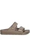 Birkenstock Arizona Double-buckle Slippers In Gray