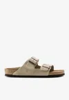 Birkenstock Arizona Slides Narrow Fit In Neutral