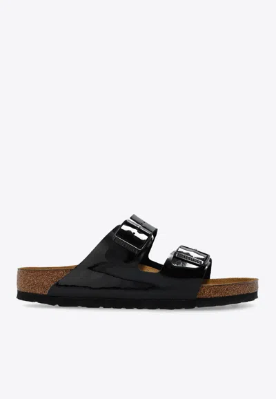 Birkenstock Arizona Double-strap Slides In Black