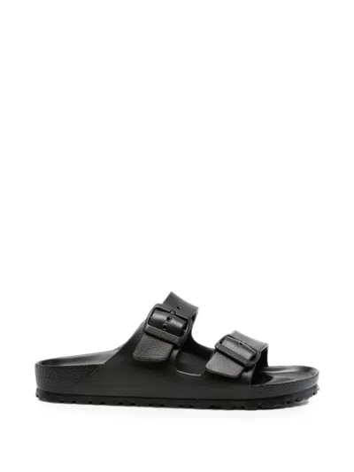 Birkenstock Arizona Big Buckle Eva Black Sandals In Multi