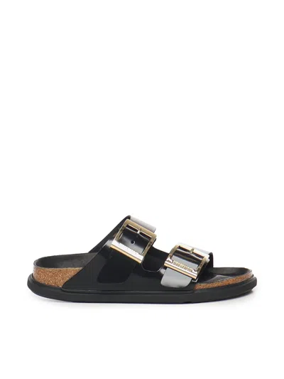 BIRKENSTOCK ARIZONA DROPLET BUCKLE SANDALS