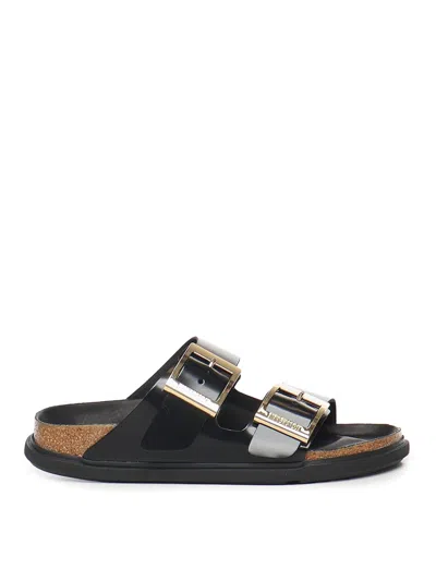 BIRKENSTOCK ARIZONA DROPLET BUCKLE SANDALS