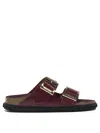 Birkenstock Arizona Buckle Open Toe Sandals In Brown