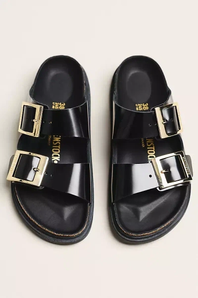 Birkenstock Arizona Droplet Buckle Slide Sandals In Black
