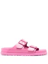 Birkenstock Arizona Embossed-logo Slides In 粉色