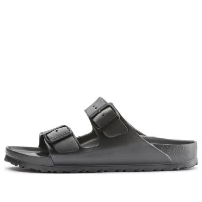 Birkenstock Arizona Essentials Eva 'metallic Anthracite' In Gray