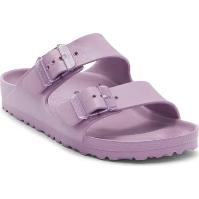 Birkenstock Arizona Essentials Stealth Buckle Slide Sandal In Mauve
