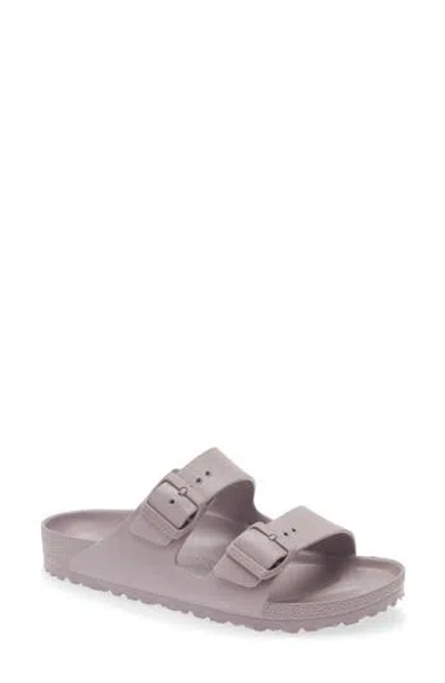 Birkenstock Arizona Essentials Waterproof Slide Sandal(women) In Faded Purple