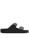Birkenstock Arizona Eva Double-buckle Slides In Black