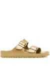 Birkenstock Arizona Eva Double-strap Slippers In Gold