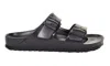 Birkenstock Arizona Essentials Womens Slip On Waterproof Footbed Sandals In Black