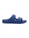 Birkenstock Blue Slippers For Kids In Navy