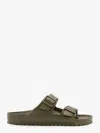 Birkenstock Mens Active Khaki Eva Arizona Double-strap Leather Sandals