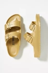 Birkenstock Arizona Eva Womens Glamour Gold Sandals In Gold
