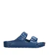 Birkenstock Blue Slippers For Kids In Navy