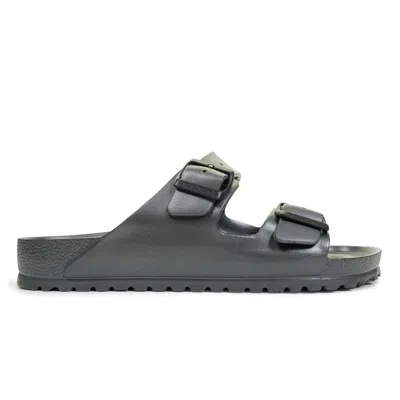 Birkenstock Arizona Eva Sandals Regular Fit Metallic Anthracite In Gray