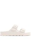 Birkenstock Arizona Essentials Waterproof Slide Sandal In White