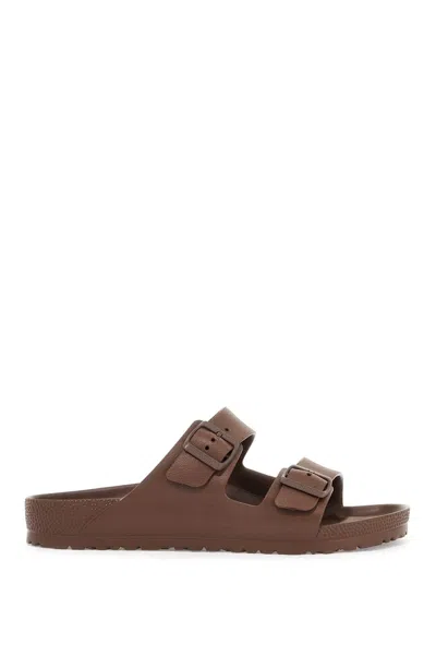 Birkenstock Arizona Essentials Slide Sandal In Brown