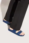 Birkenstock Arizona Eva Blue Sandals With Adjustable Straps Unisex In Navy Blue