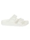 Birkenstock Arizona Eva Womens Casual Slip On Strap Sandals In White