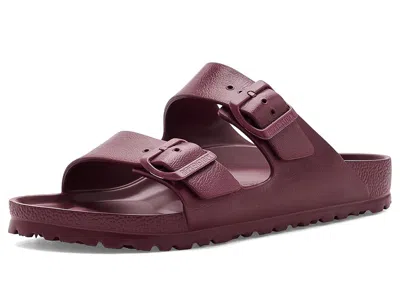 Birkenstock Arizona Buckle-fastening Slides In Red