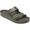 Birkenstock Women's Arizona Essentials Eva Two-strap Sandals From Finish Line In Green