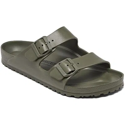 Birkenstock Women's Arizona Essentials Eva Two-strap Sandals From Finish Line In Dark Green