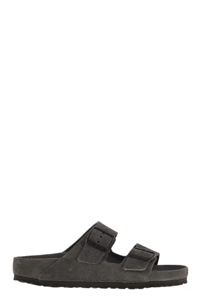 BIRKENSTOCK BIRKENSTOCK ARIZONA EXQUISITE - SLIPPER WITH DOUBLE BUCKLE